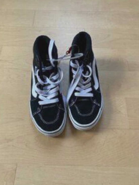 Vans Other - Vans Kids Black and White High-Top Sneakers